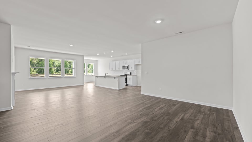 open concept living space