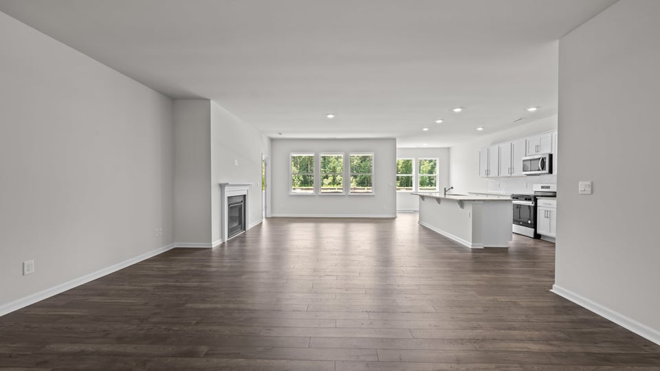 open concept living space