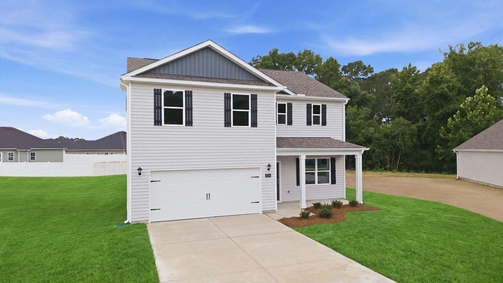 exterior photo of the galen two story home