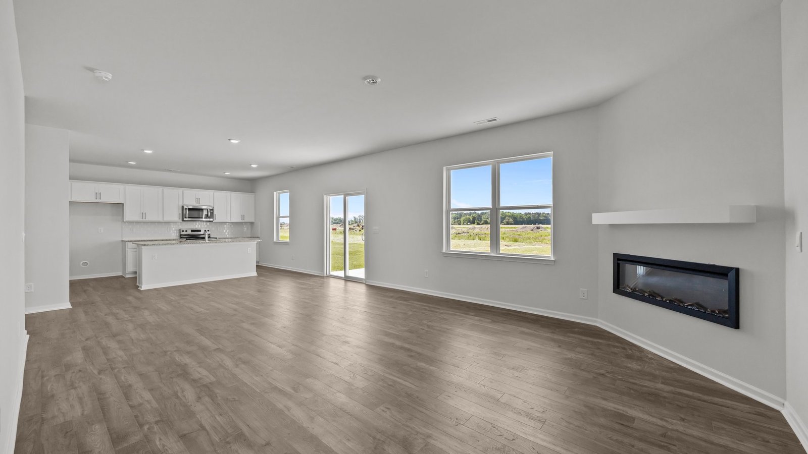 Open-concept living room