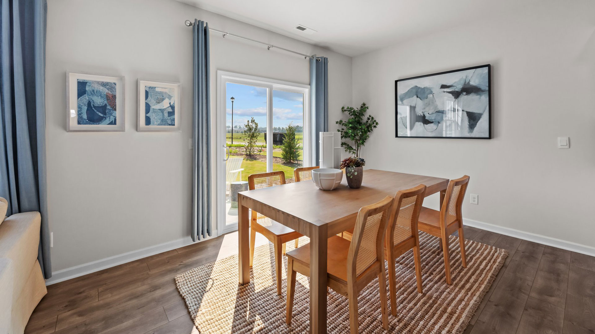 open concept living area
