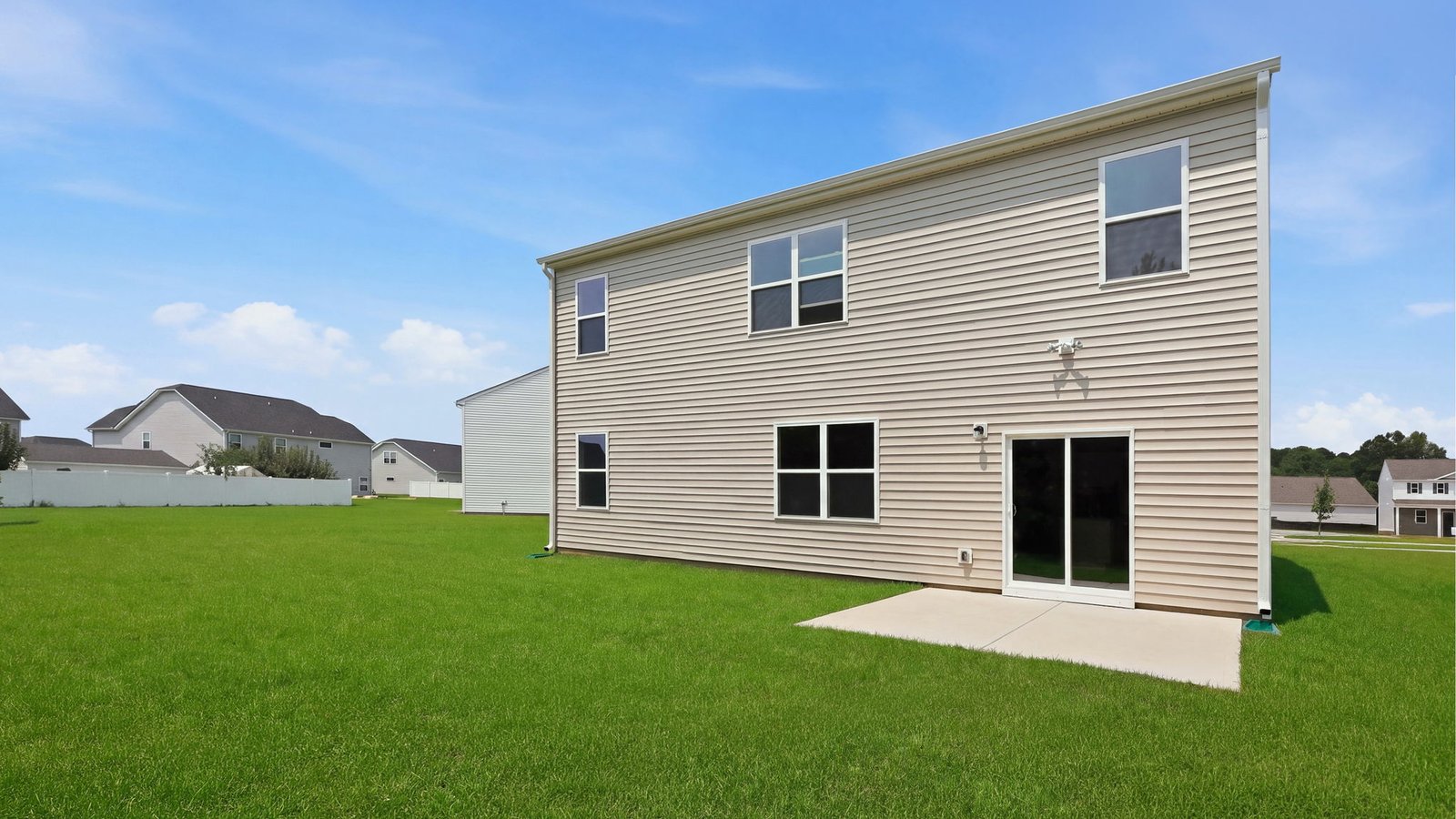 rear view of home