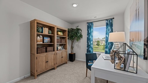 third bedroom featured as an office
