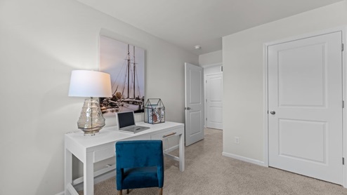 third bedroom featured as an office