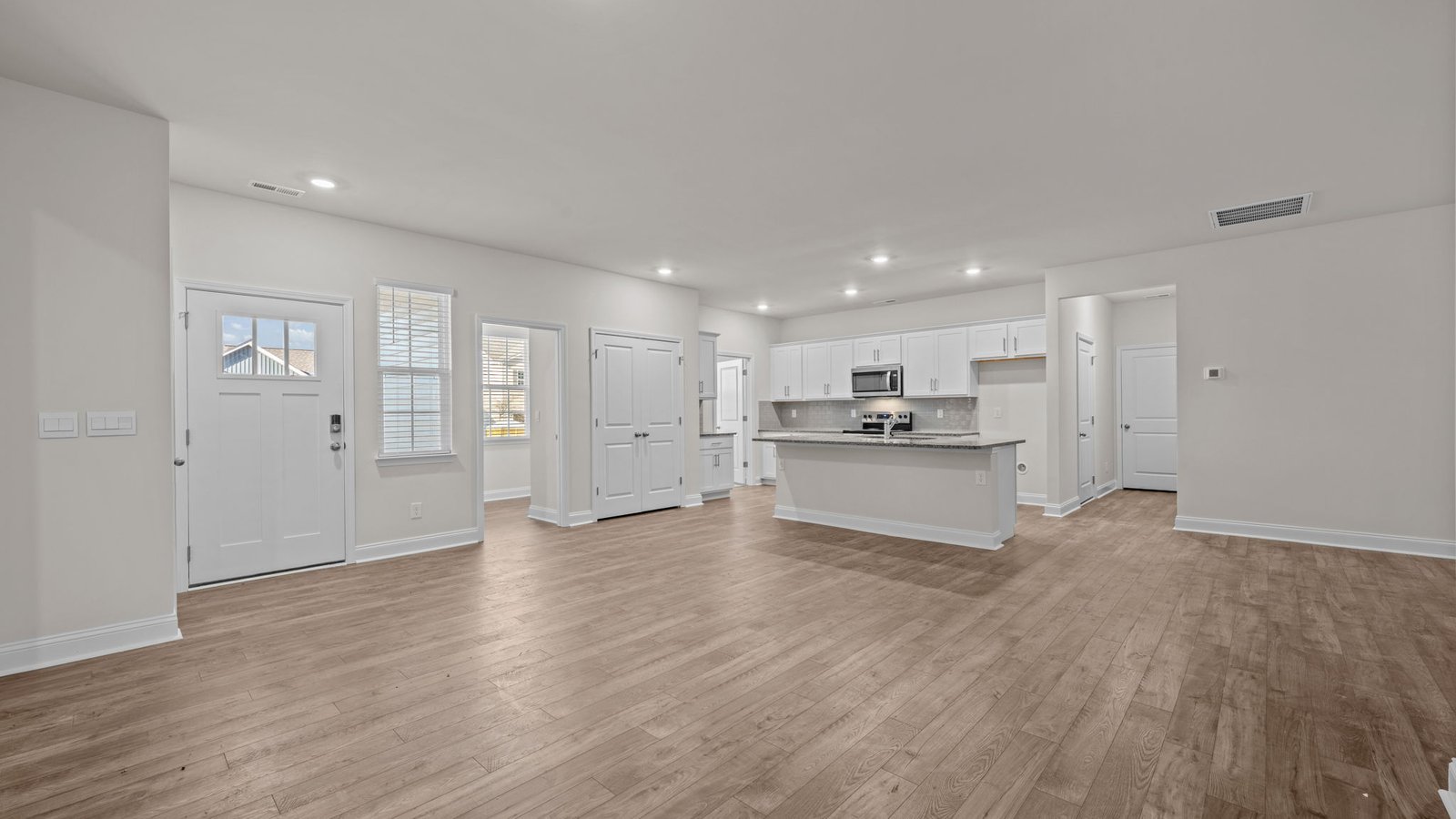 front entryway / kitchen