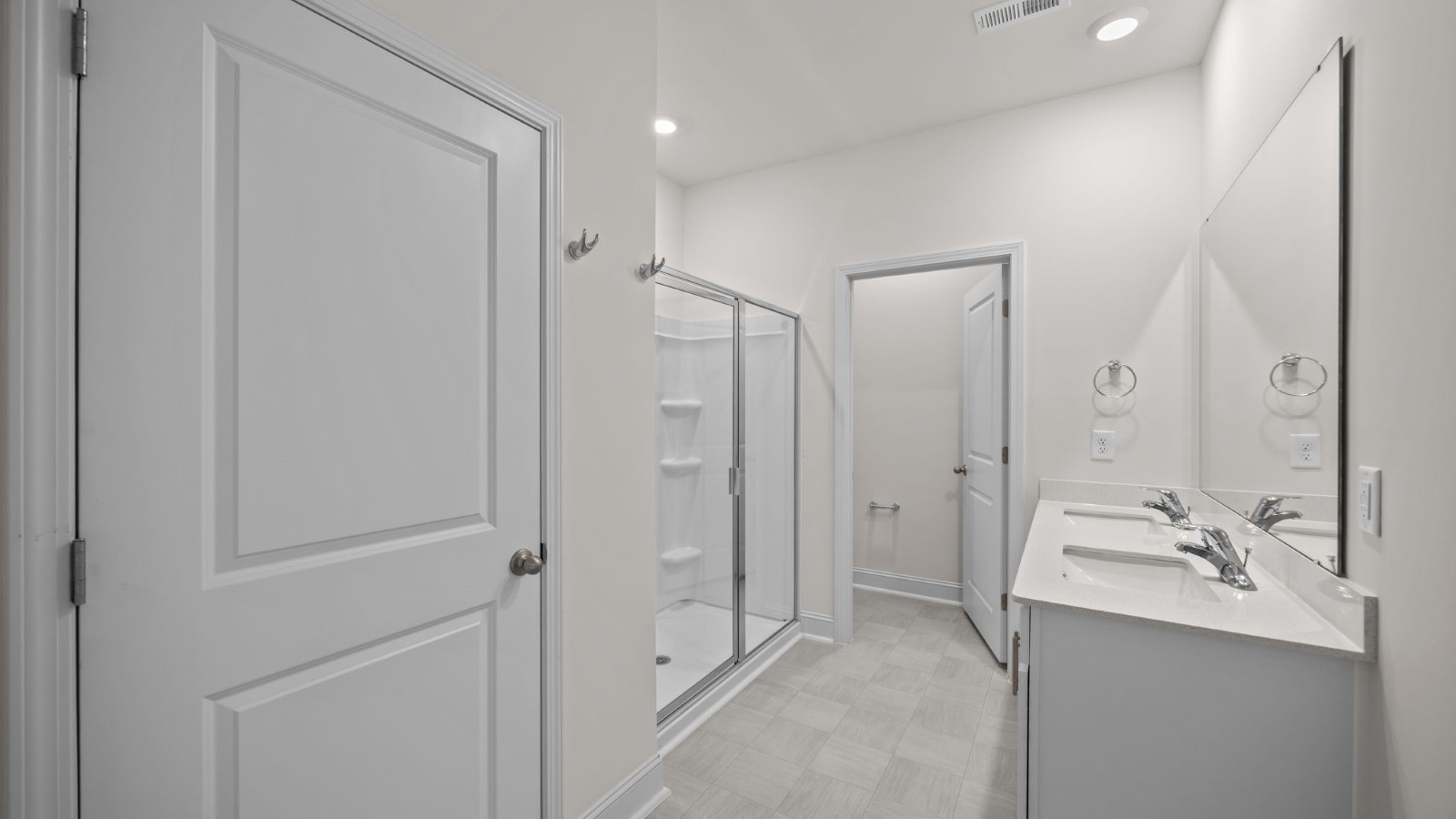 Bathroom with walk-in shower