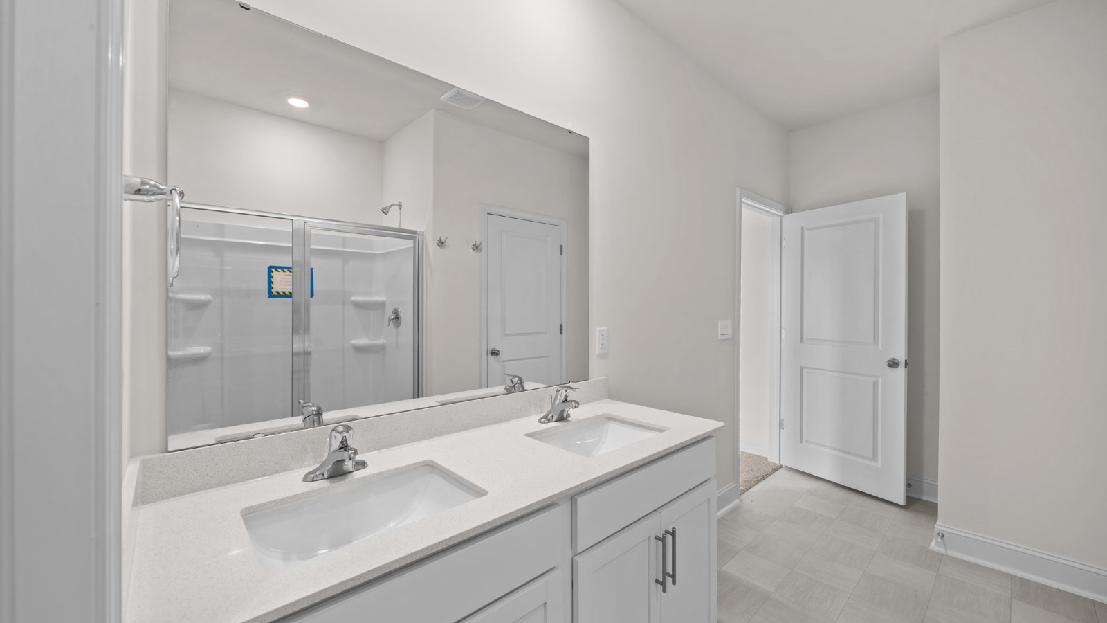 Bathroom with double sinks