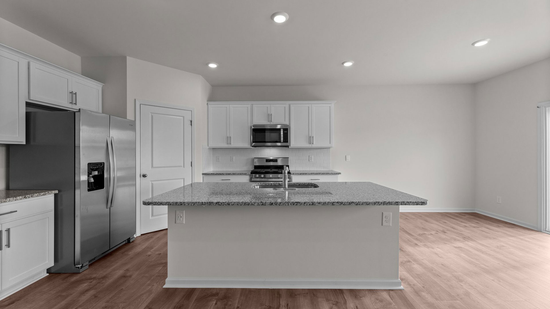 kitchen with island
