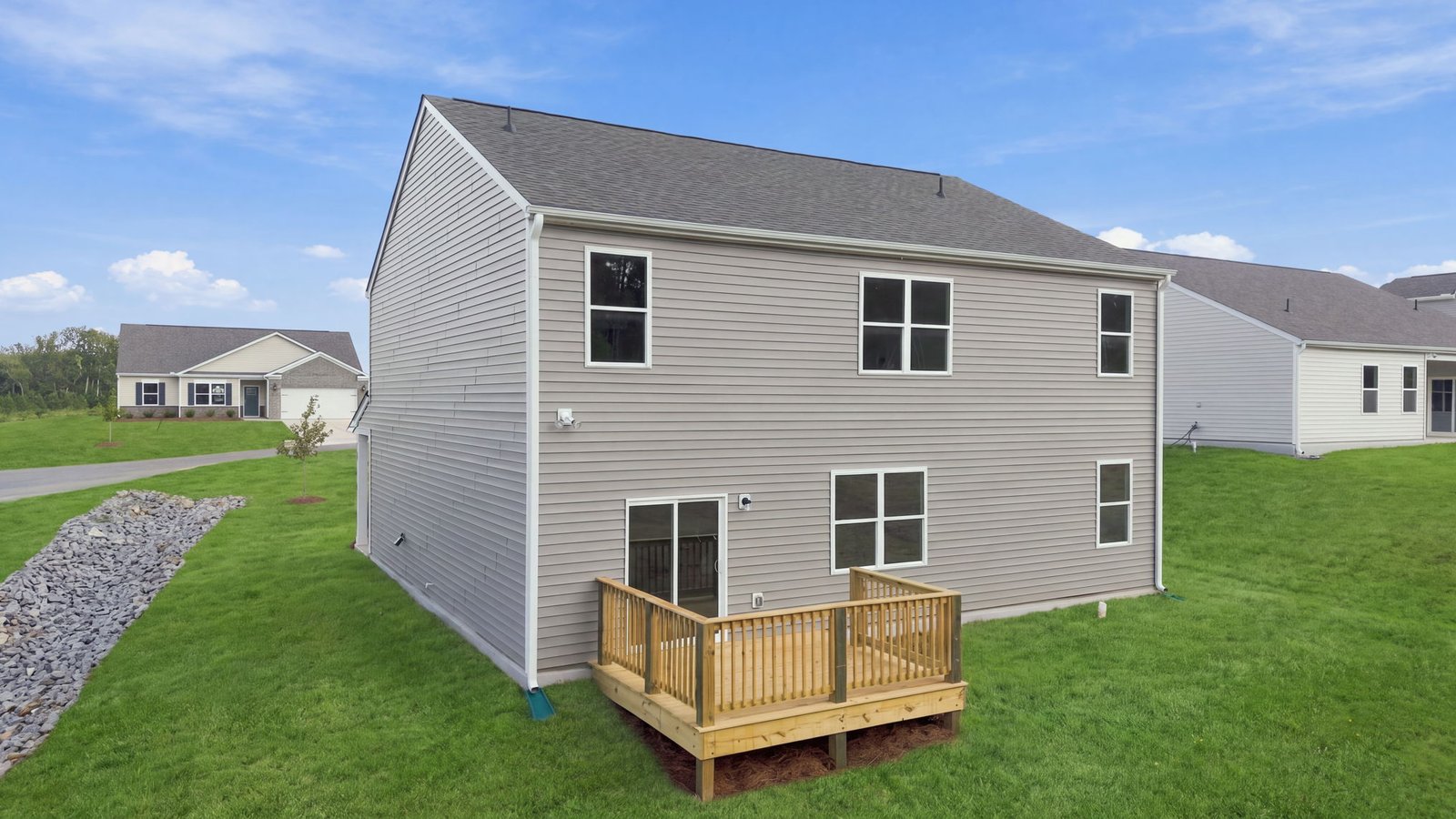 rear view of home and back patio