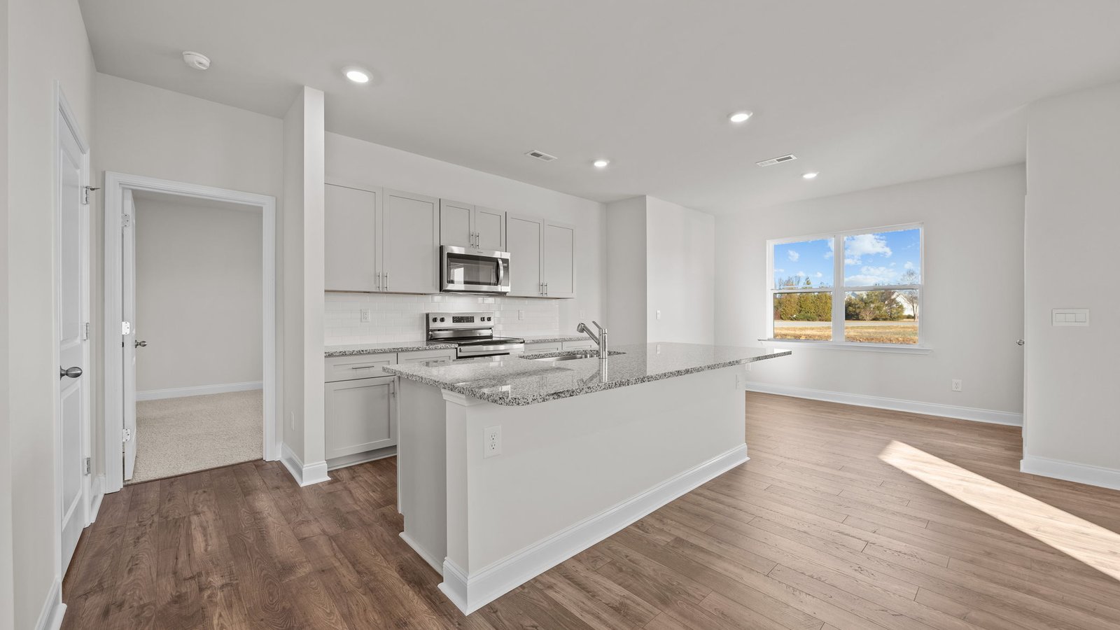 kitchen with island
