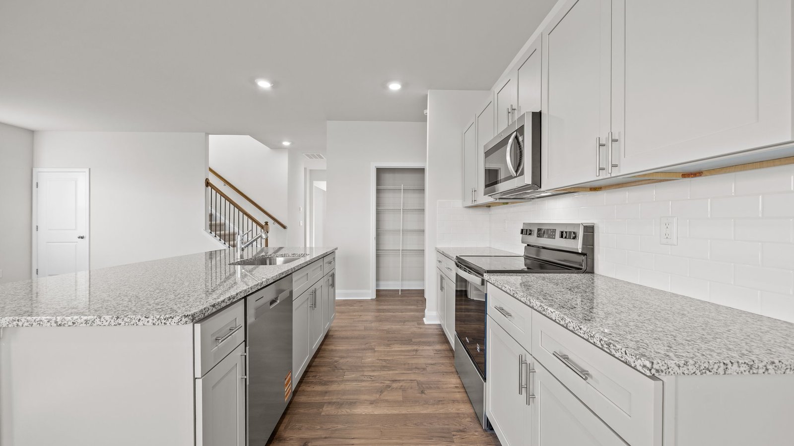 kitchen with granite countertops