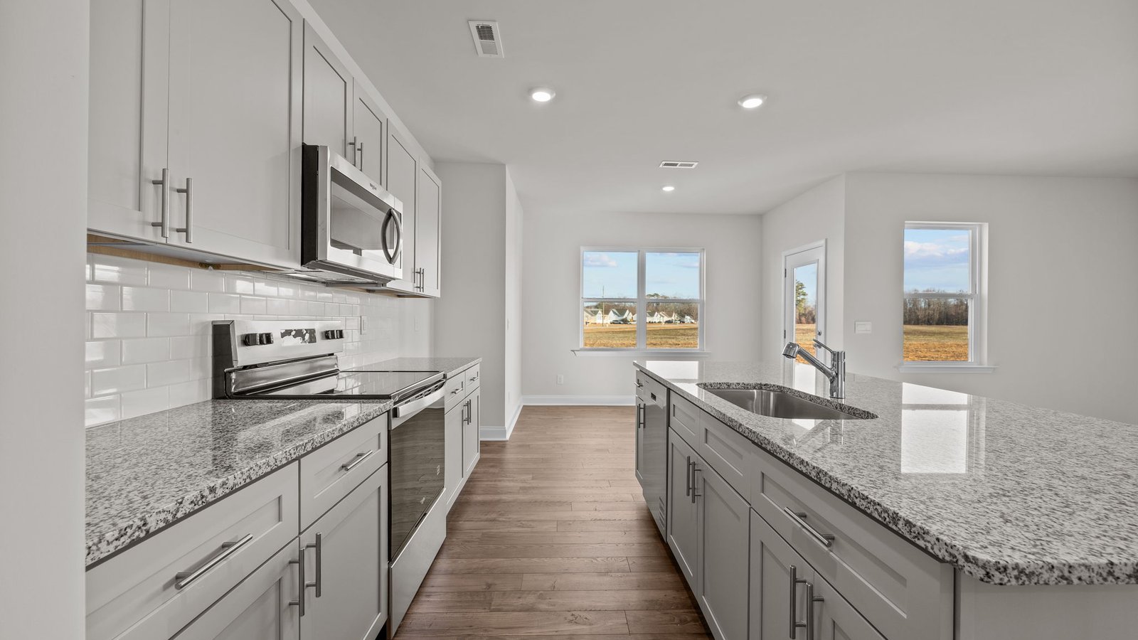 kitchen and breakfast space
