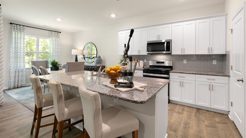 Booth Kitchen with Island