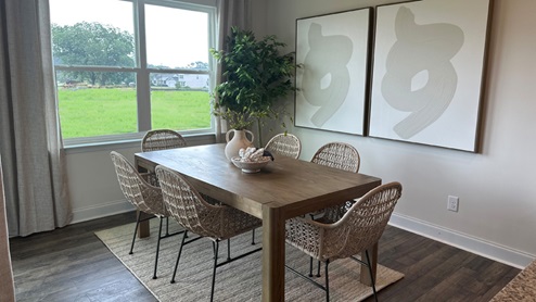 Booth Model Dining Area