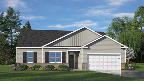 Rendering of Booth floorplan exterior.