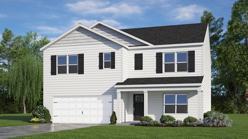 Rending of Hayden floorplan exterior.