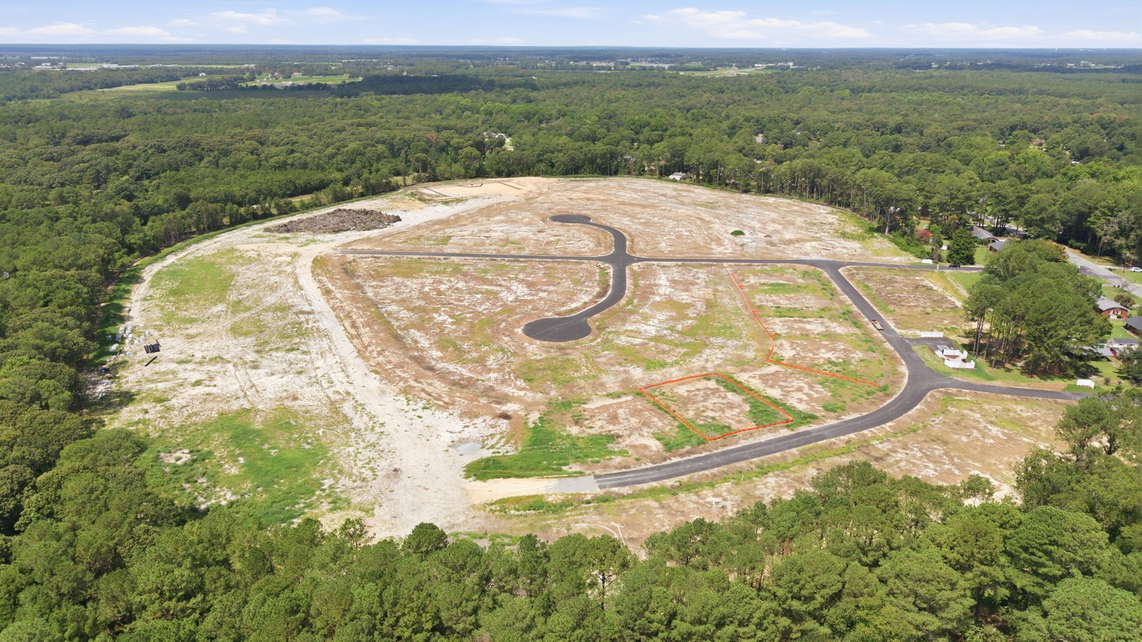 aerial view of community