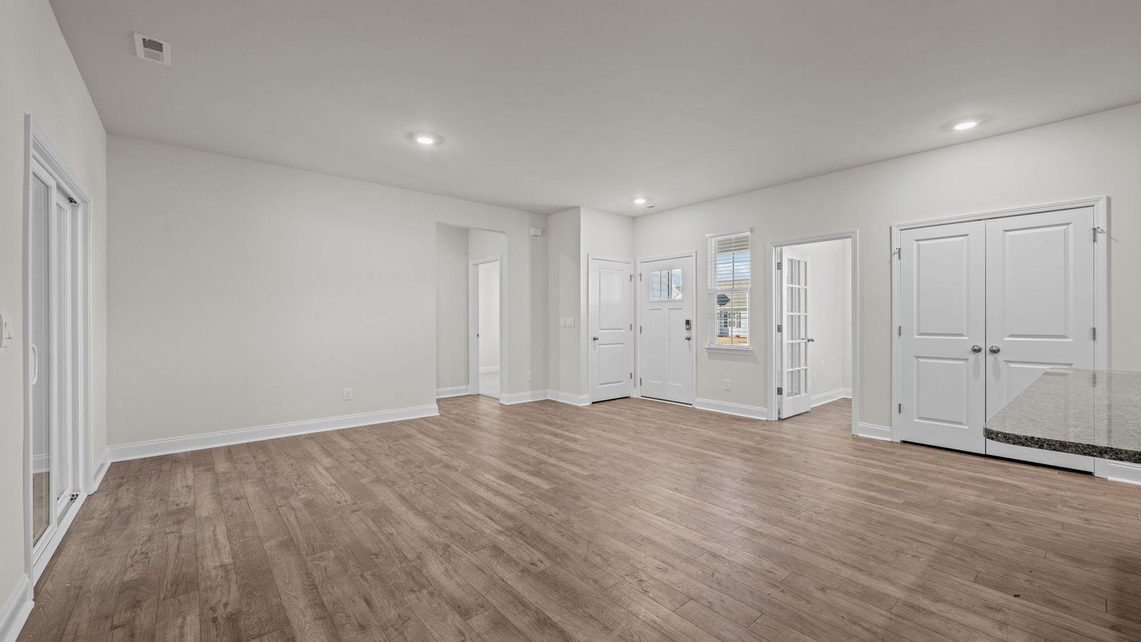 open floorplan living room