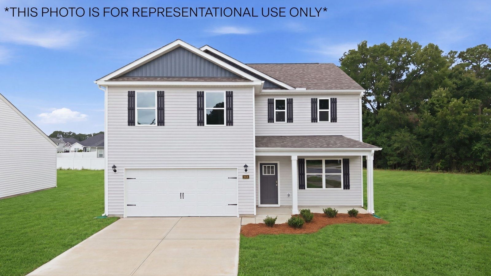 * Photos are not of actual home or interior features and are representative of floor plan only. *