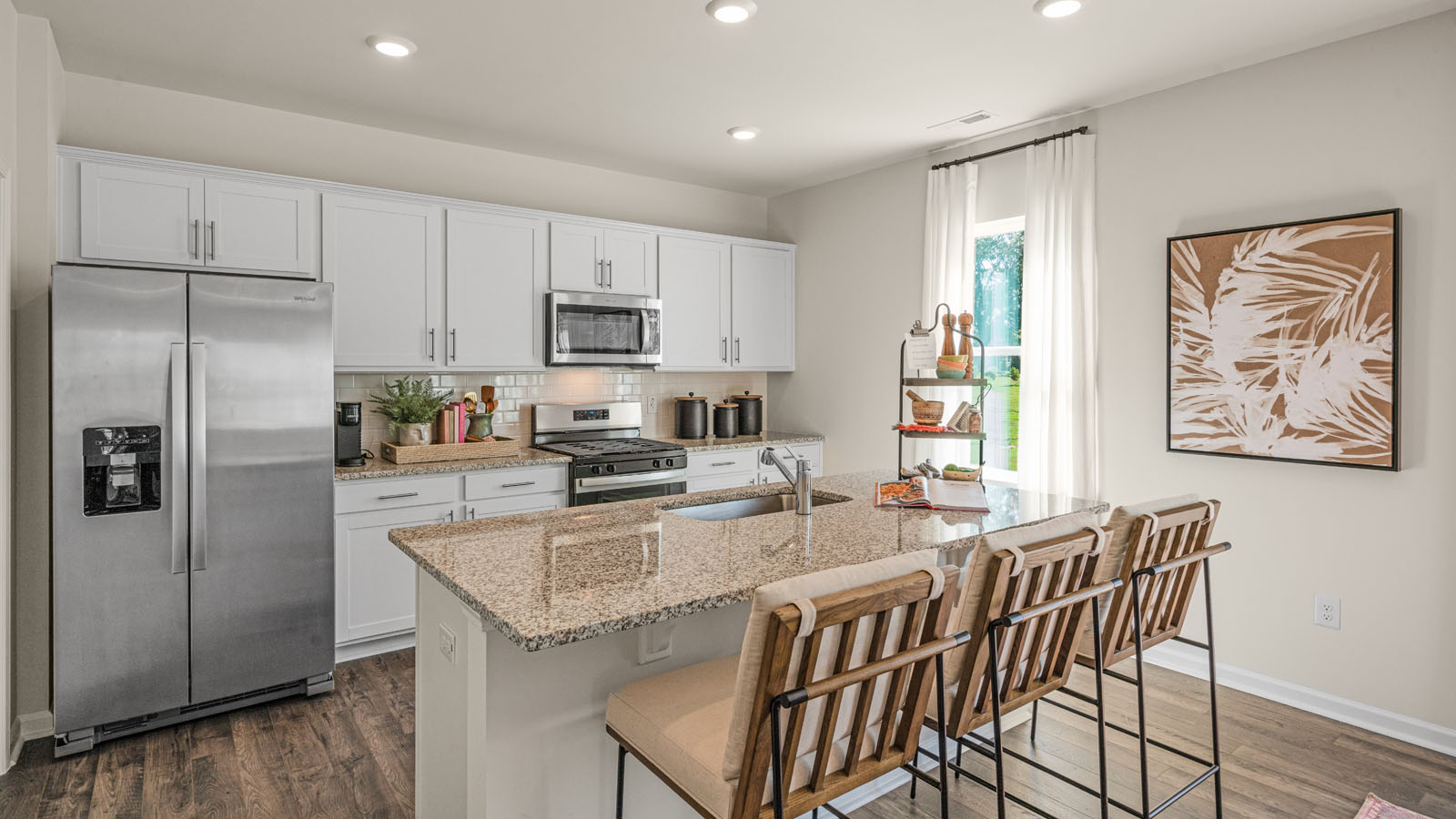 kitchen with island