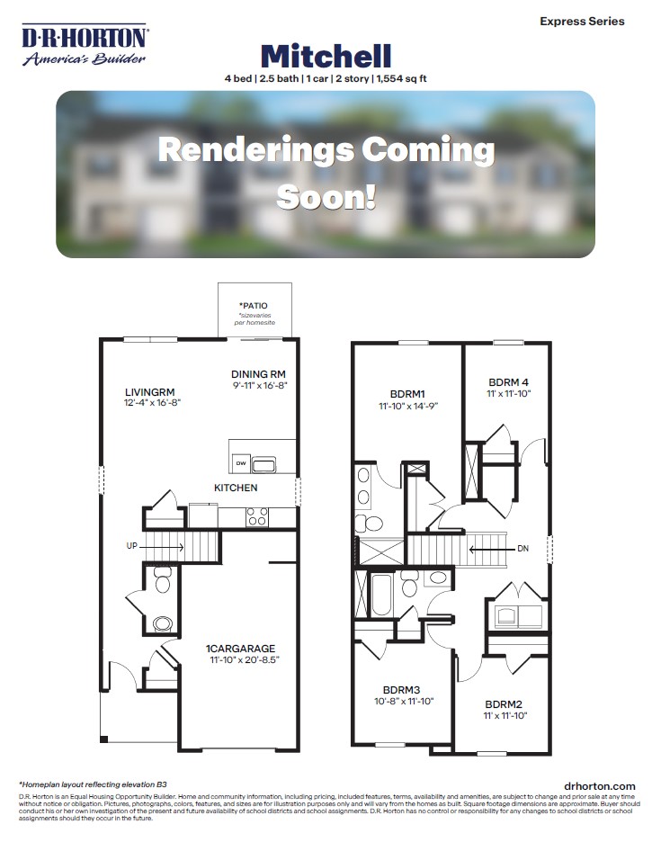 mitchell floorplan