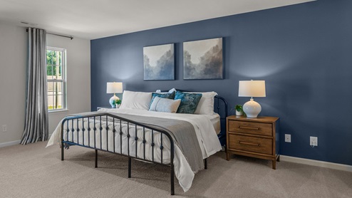 bedroom with carpet flooring