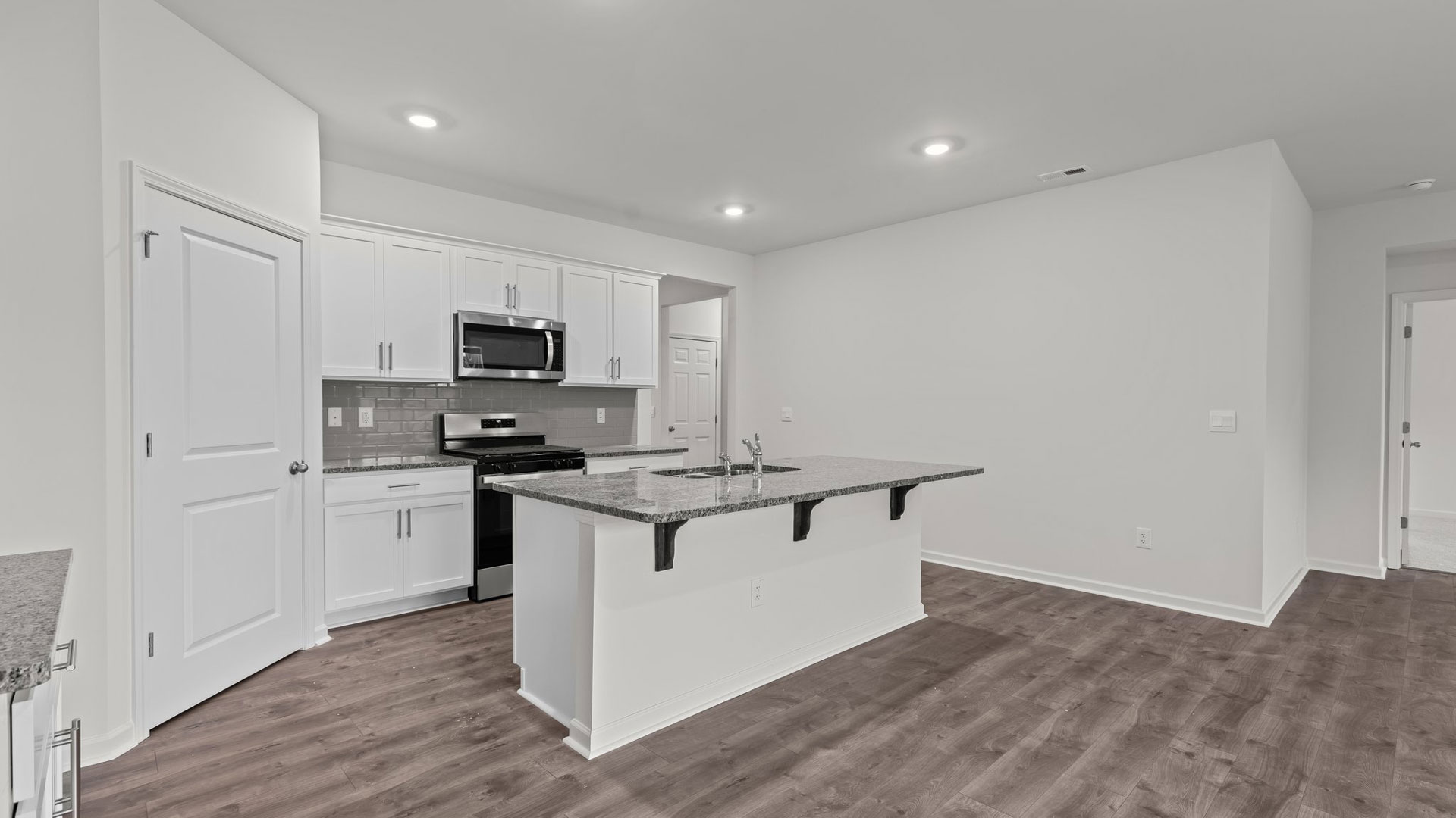 kitchen with island