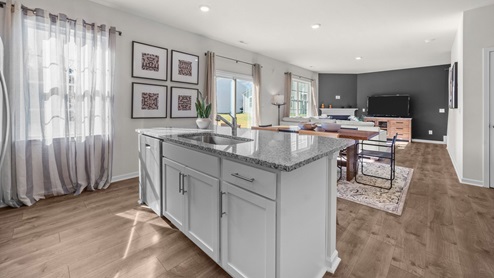 kitchen with granite counters