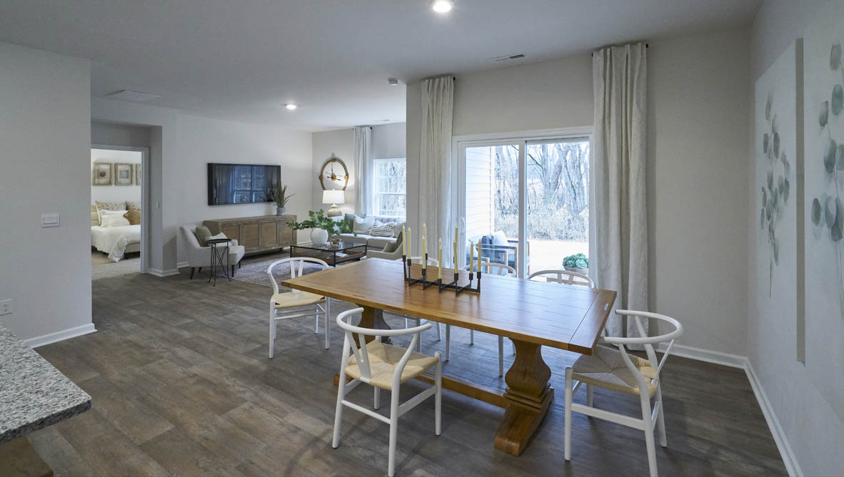 dining room next to the kitchen