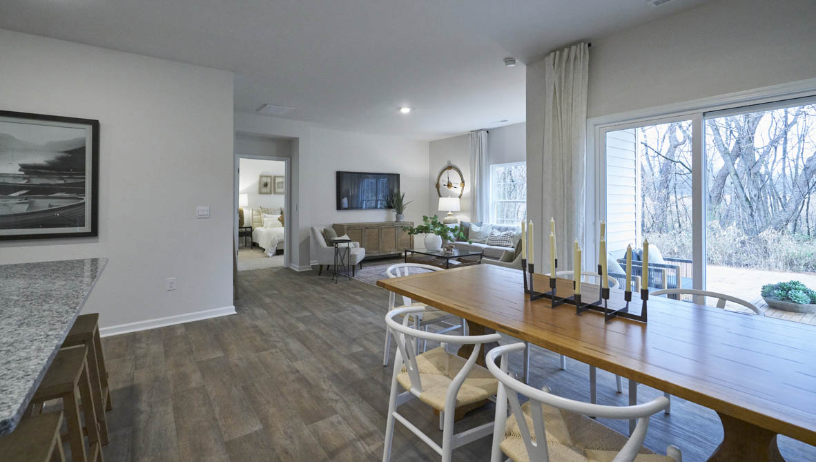 dining room next to the kitchen