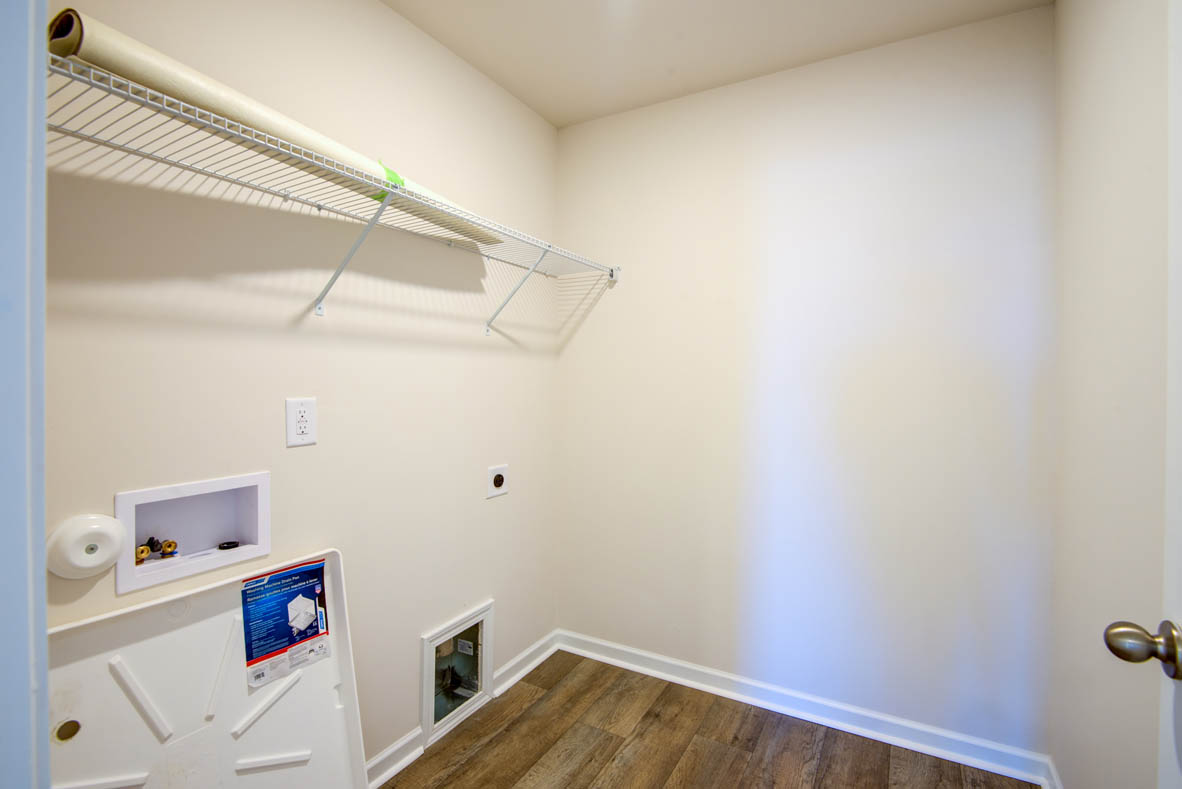 spacious laundry room
