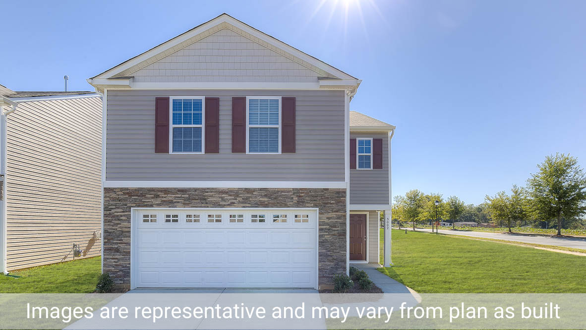 * Photos are not of actual home or interior features and are representative of floor plan only. *