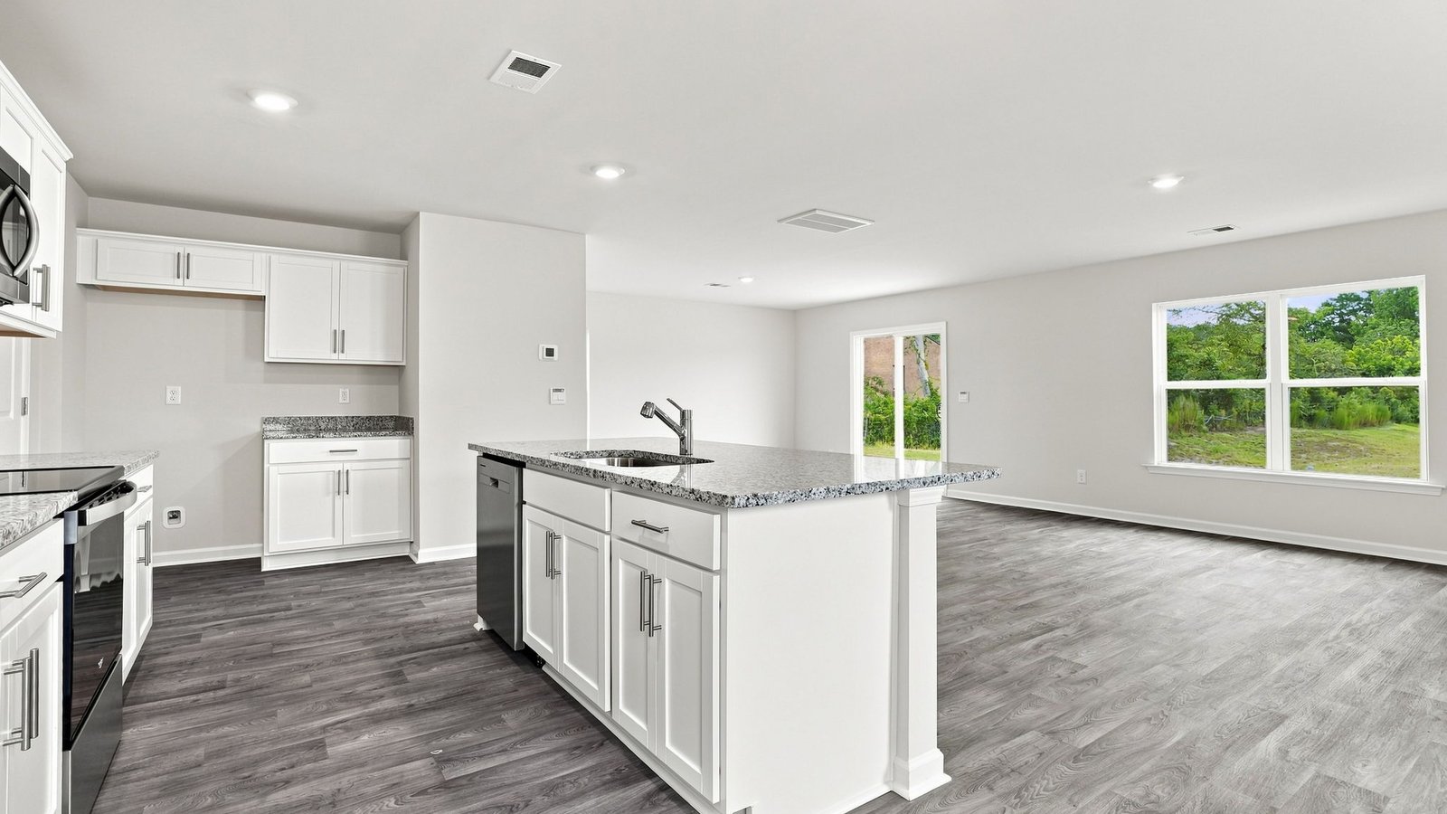 open concept living space