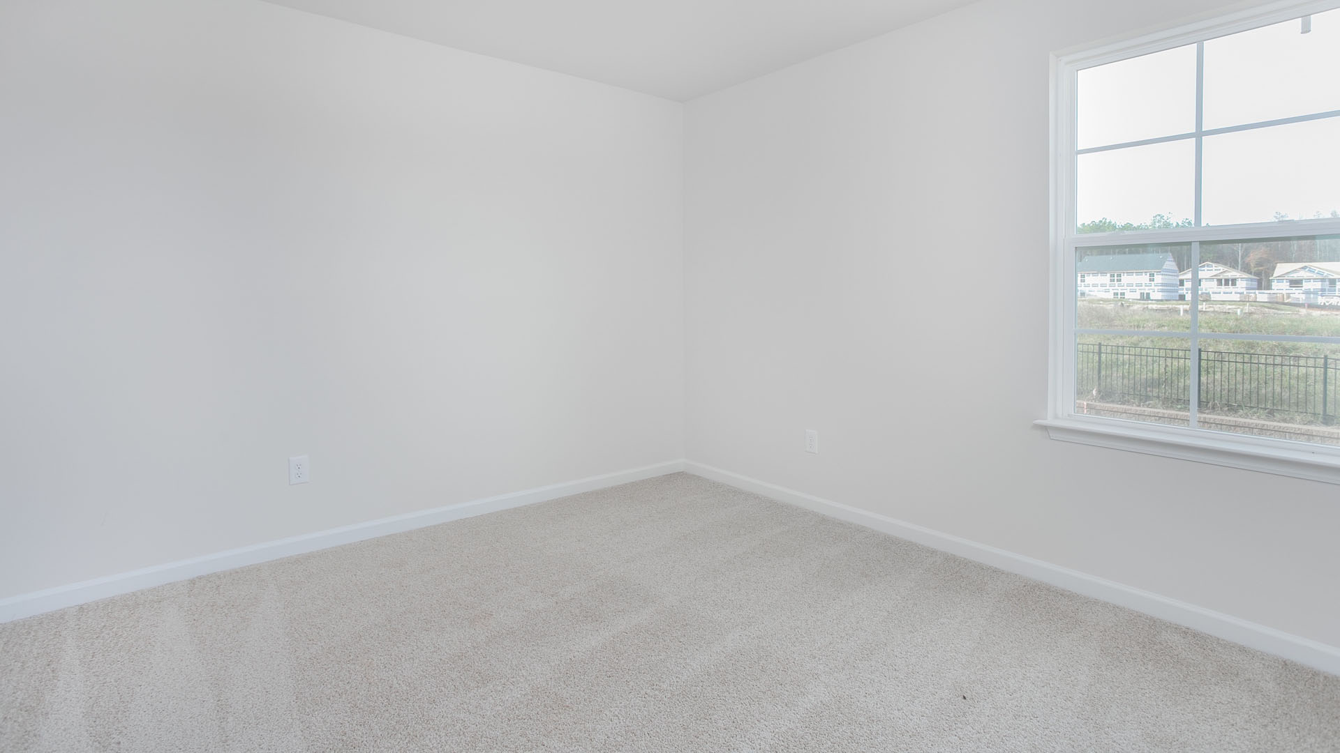 bedroom with windows