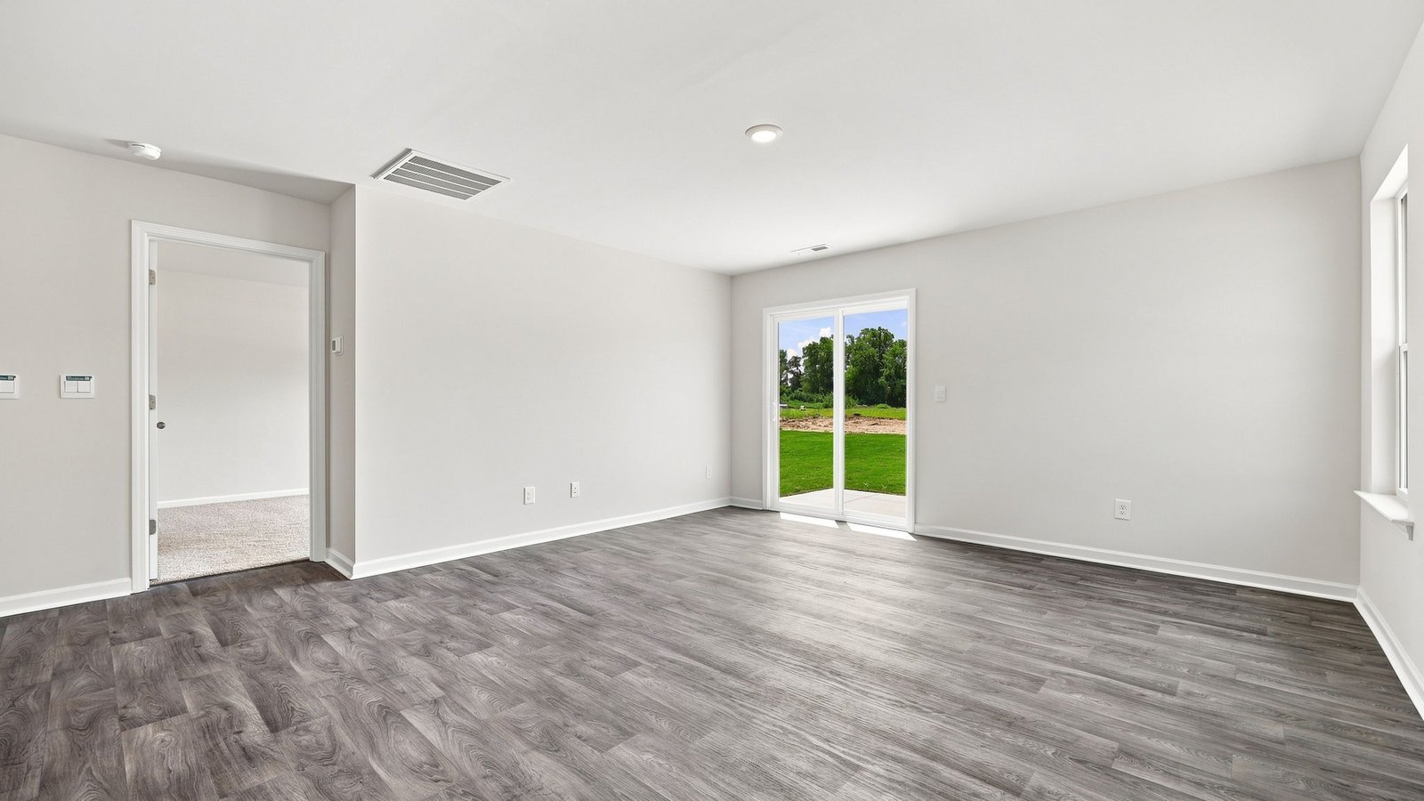 open concept living space
