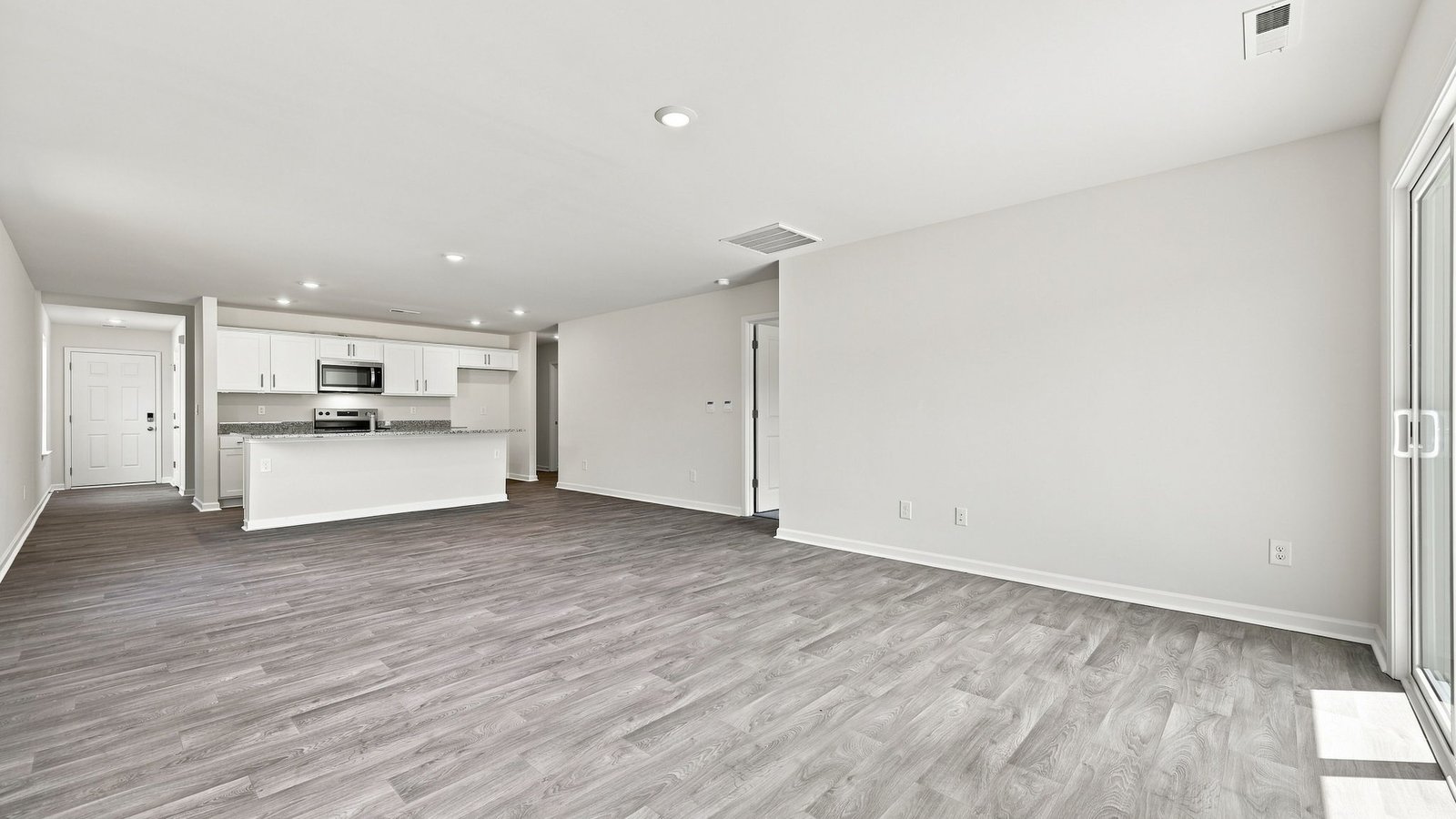 open concept living space