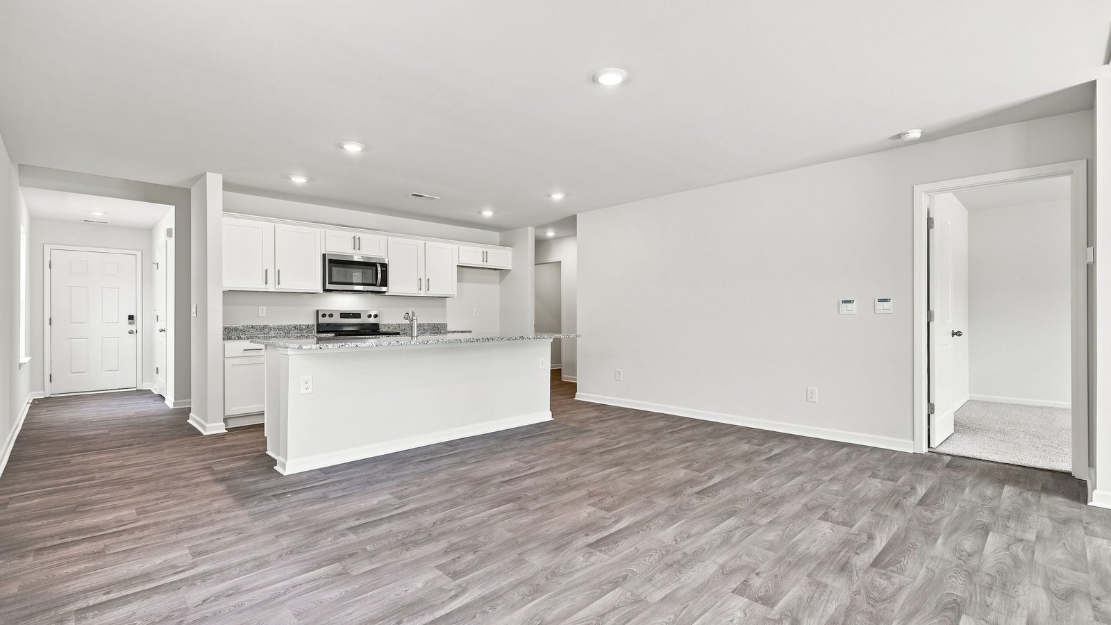 open concept living space