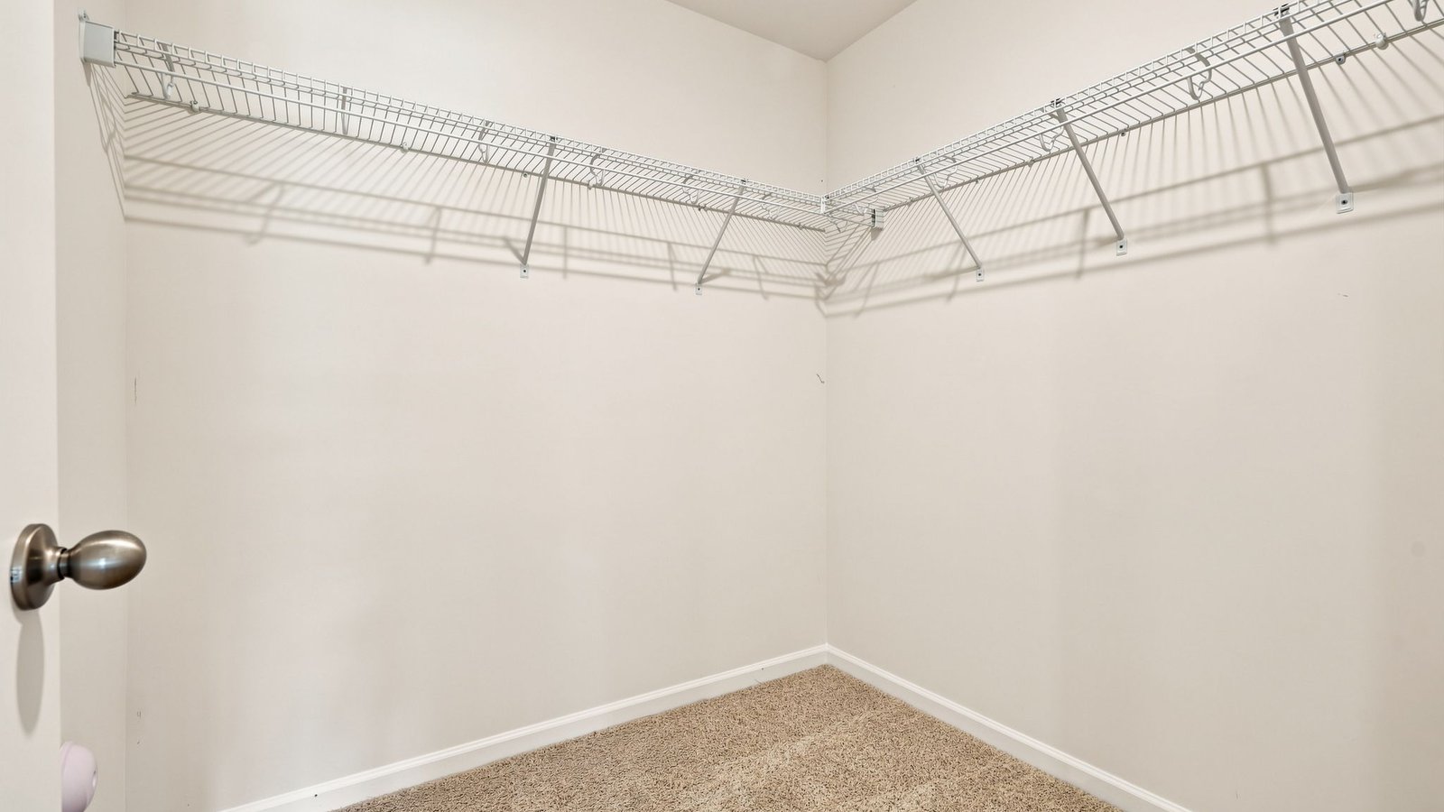 walk-in closet view
