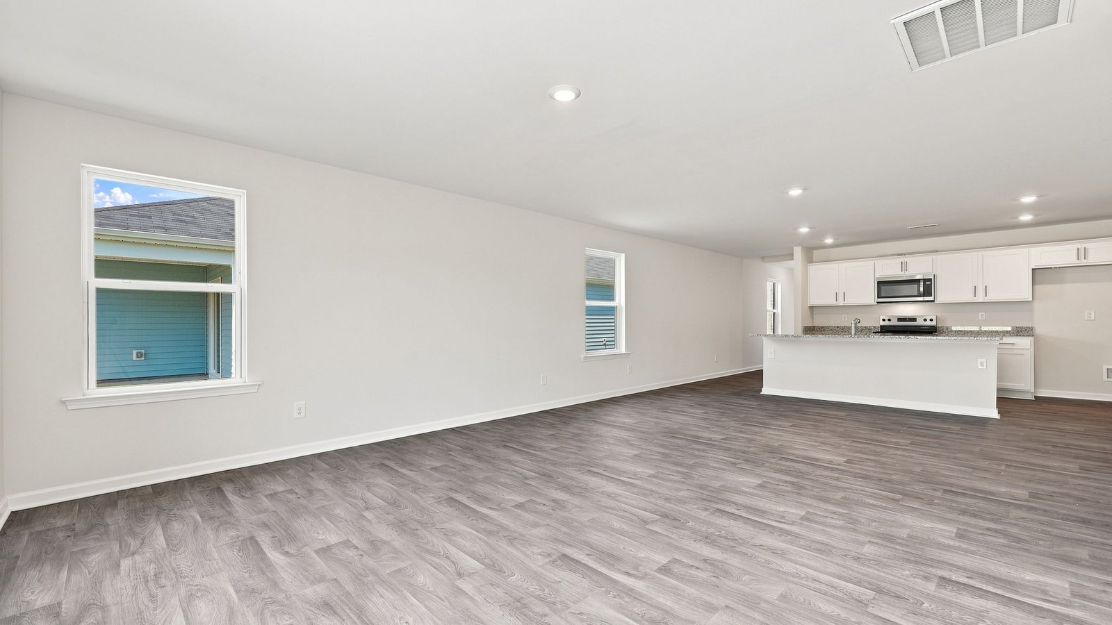 open concept living space