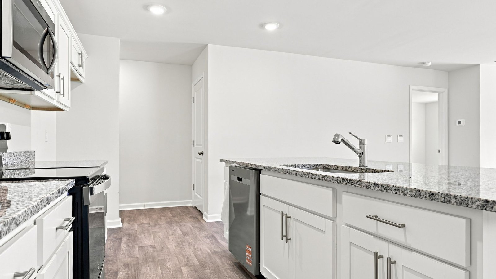 kitchen area with stainless steel appliances