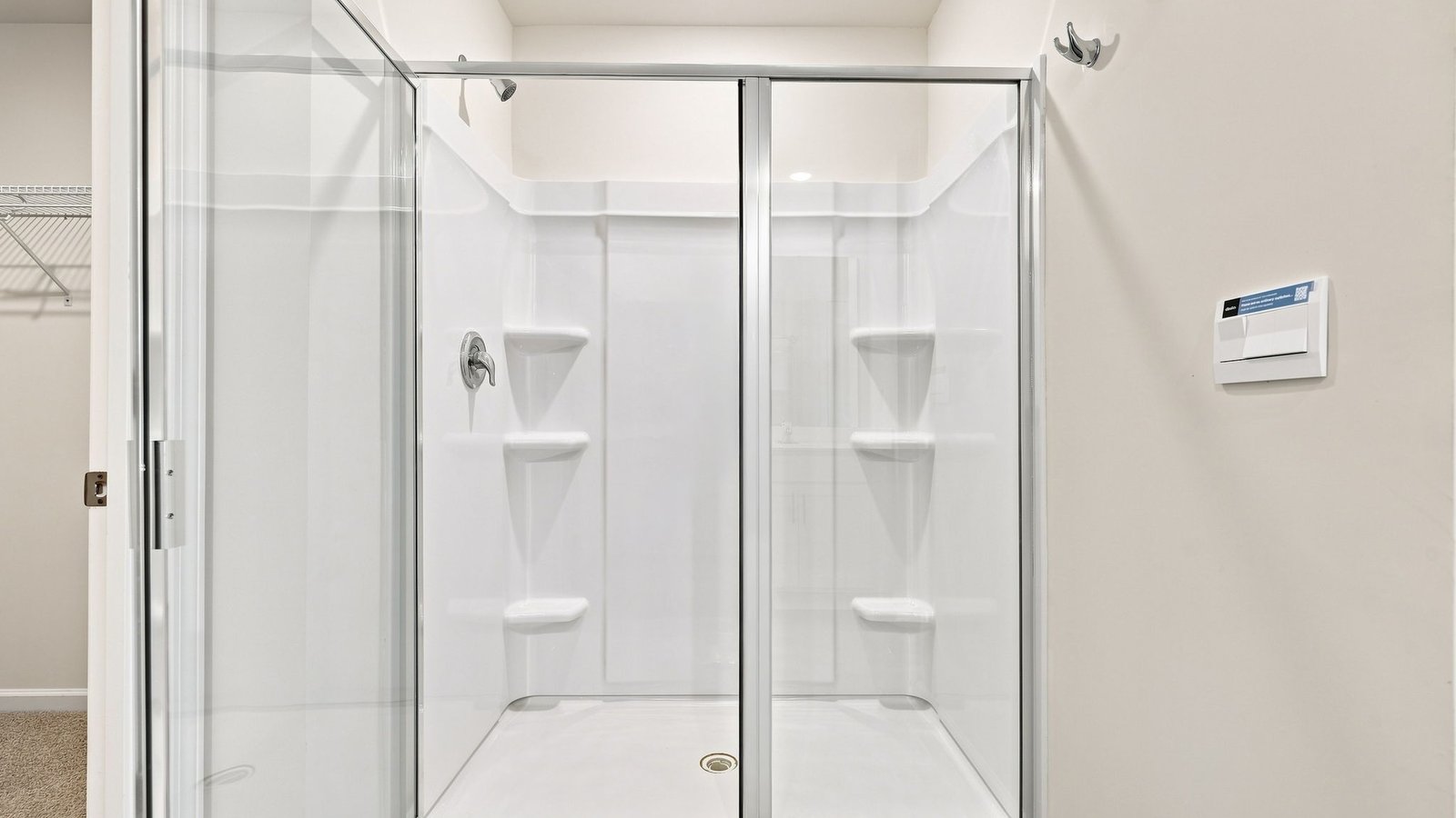 bathroom view with shower