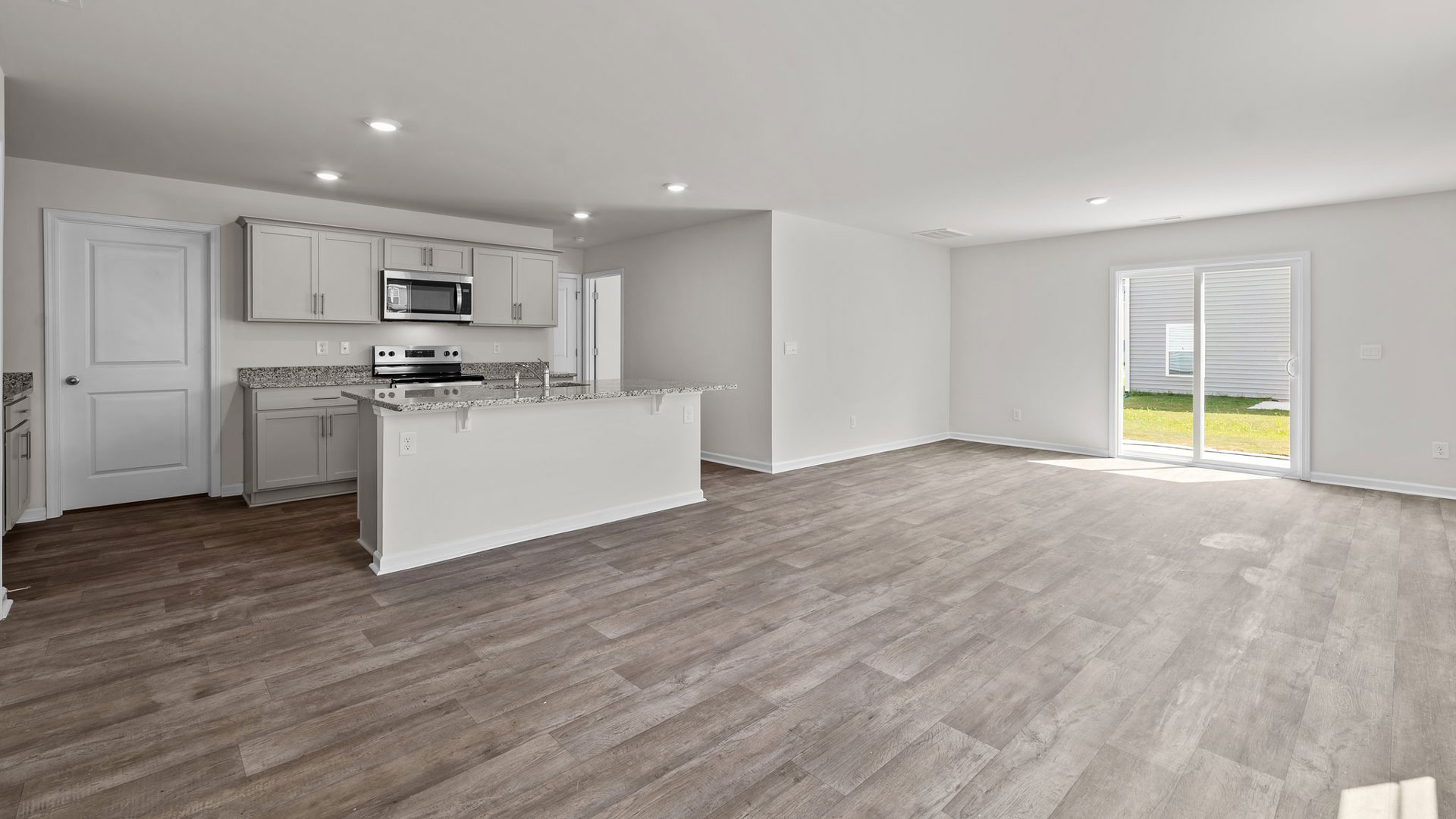 Open-concept living area