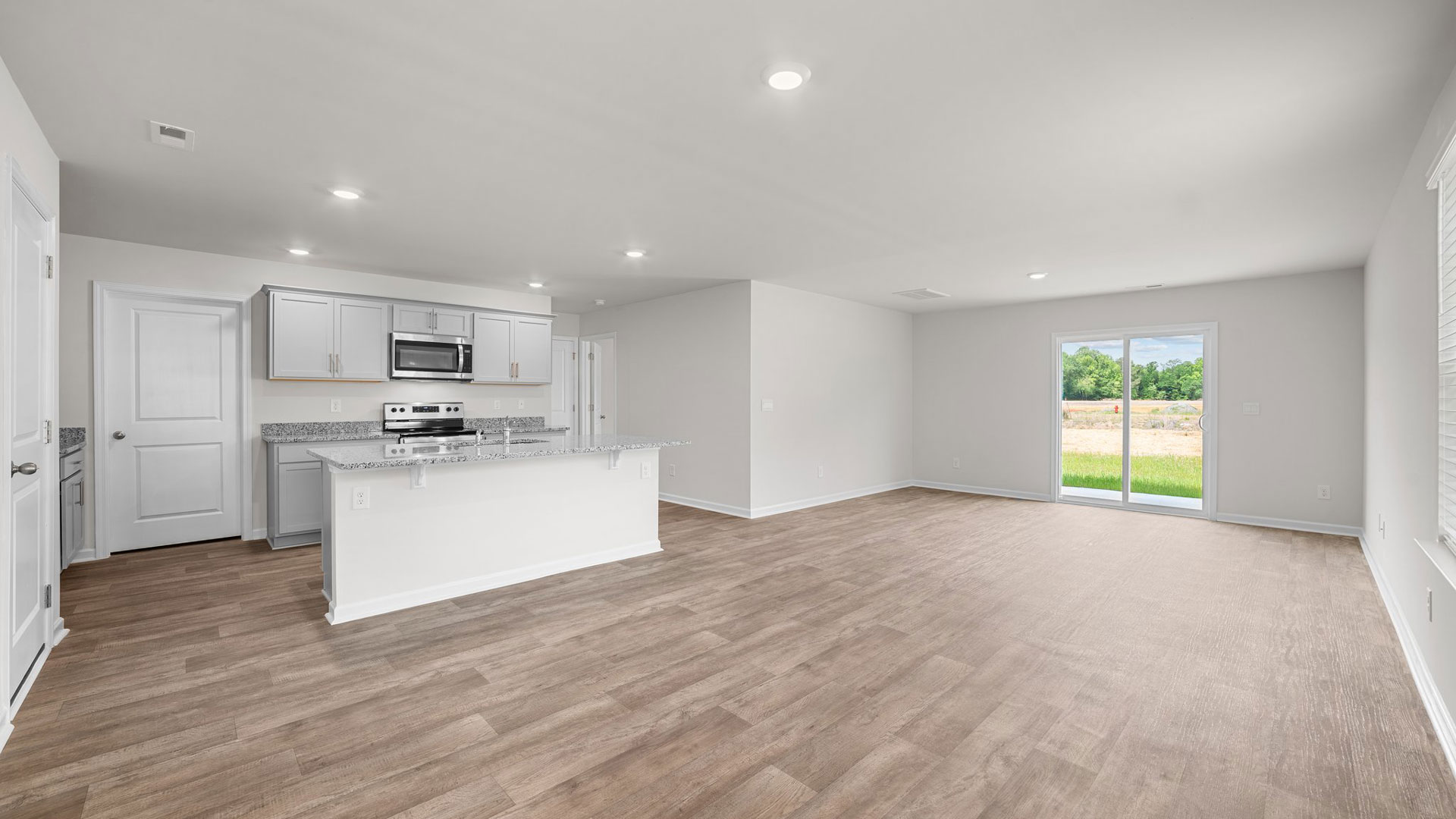 open concept living space