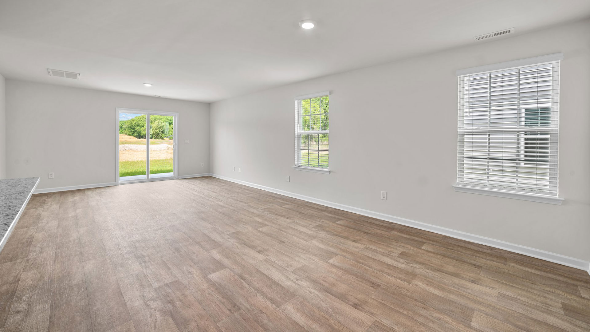 open concept living space