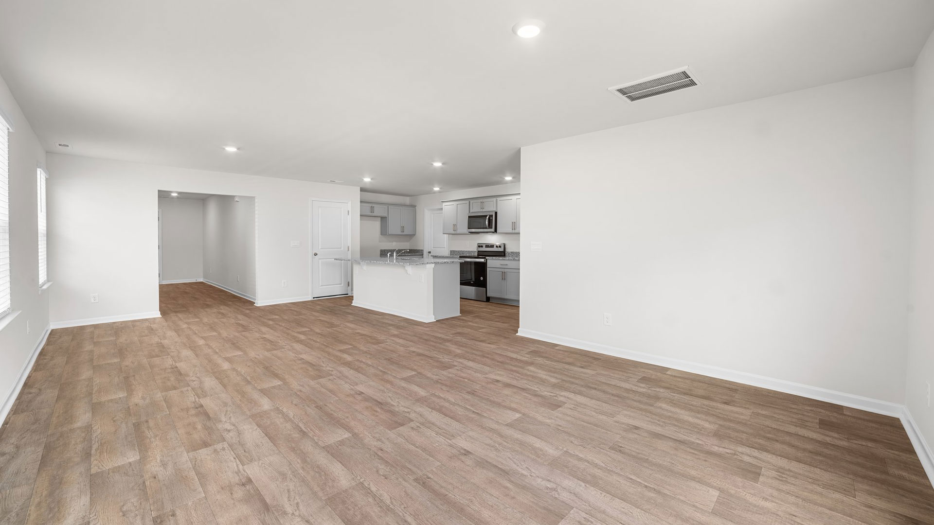 open concept living space