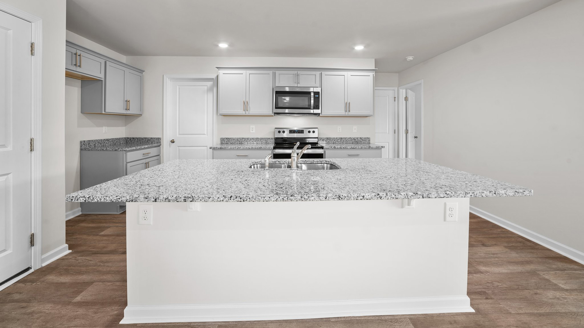 kitchen area with stainless steel appliances