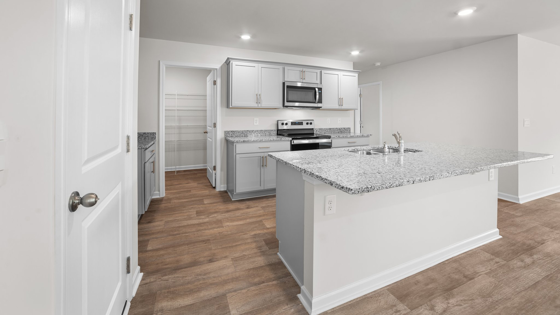 kitchen area with stainless steel appliances