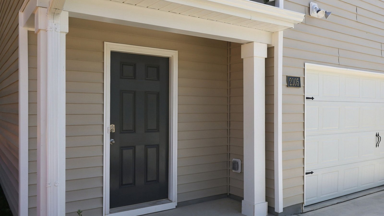 front of the home and covered front porch view