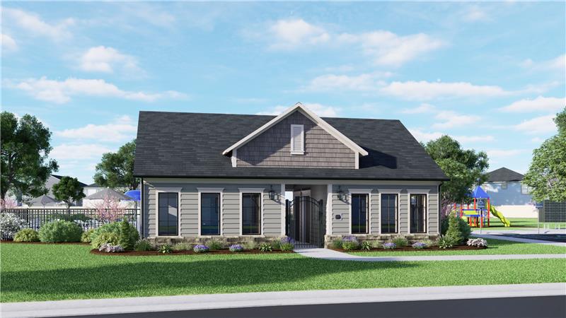 pool house rendering