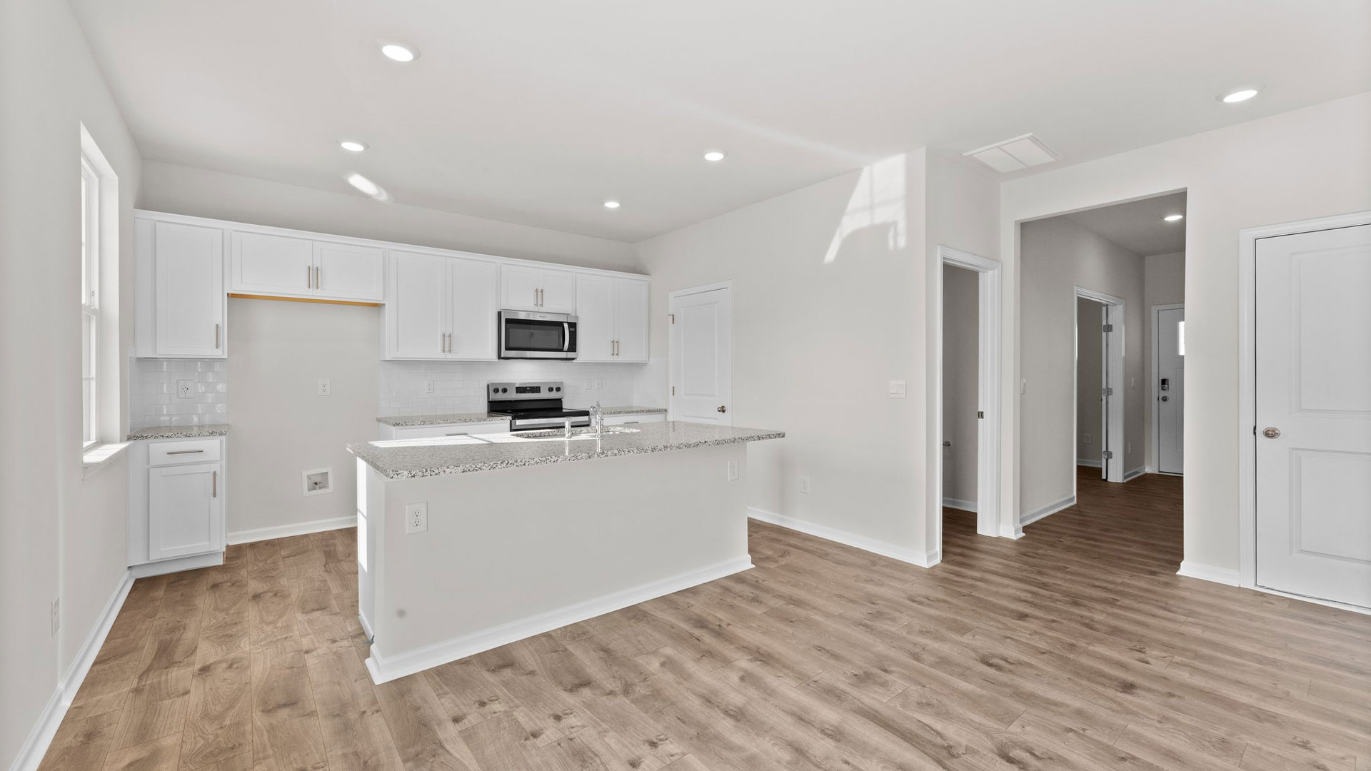 kitchen with island